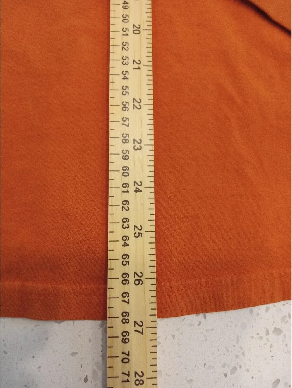 The North Face Shirt Mens Large L Vibrant Orange Long Sleeve Chest Logo Tee